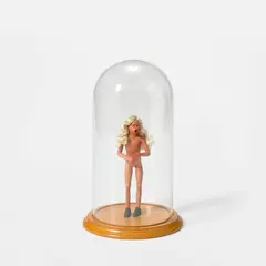 Tinkerbellend by Jake and Dinos Chapman, 2002, Multiple comprising hand-painted polypropylene doll with separately cast shoes and handmade wig, within glass dome on oa, sold Sep 2025