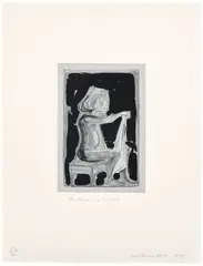 Marlene Dumas, Evidence of Virtue, 1992, Lithograph in colours, on grey wove paper, mounted to wove paper support (as issued), with full margins