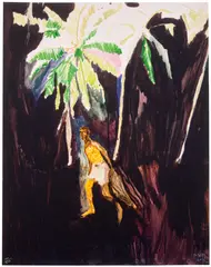 Peter Doig, Fisherman, 2014, Archival pigment print in colours, on Somerset paper, the full sheet