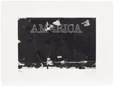 Glenn Ligon, Untitled (America), 2015, Screenprint in colours, on Coventry Rag, with full margins,