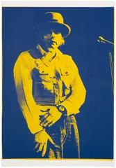 Joseph Beuys, Yellow (S. 205), 1977, Screenprint in colours with pencil additions, on light cardstock, with full margins