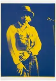 Joseph Beuys, Yellow (S. 205), 1977, Screenprint in colours with pencil additions, on light cardstock, with full margins