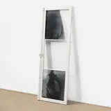 Yannis Kounellis, Untitled (Finestra) (S. 20), 1985, One glass and two photo-processed glass plates, in a white painted wooden window frame with metal handle and hardware