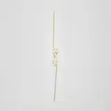 Tauba Auerbach, Helix Latch, 2016, 3D-printed nylon multiple comprising two intertwined parts, lacking the original hook and signed and stamped box