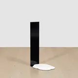 Nairy Baghramian, Zum Lumpen-Eck, 2007, Multiple comprising a folded steel panel and spilled plaster formation with resin applied to the underside