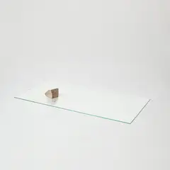 Alicja Kwade, Hemmungsloser Widerstand, 2019, Unique multiple comprising safety glass sheet and found stones