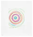 Damien Hirst, Beautiful Exotic Stretching Etchy Spinning Void Etching, from Stützmappe (Support Portfolio), 1995, Etching in colours, on wove paper, with full margins