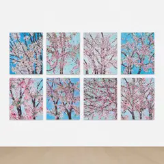 The Virtues (H9) by Damien Hirst, 2021, The complete series of eight laminated giclée prints in colours, flush-mounted to aluminium with metal strainers on the , sold Jun 2025