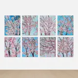 The Virtues (H9) by Damien Hirst, 2021, The complete series of eight laminated giclée prints in colours, flush-mounted to aluminium with metal strainers on the , sold Jun 2025