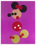 Damien Hirst, Minnie (Pink Glitter) (Large), 2016, Screenprint in colours with glitter, on Somerset paper, the full sheet