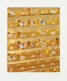 Gold Tears by Damien Hirst, 2012, Inkjet print in colours with glaze and foilblock, on Hahnemühle paper, with full margins, offered Jun 2025