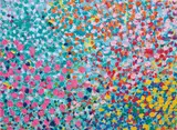 Andromeda, from Veils (H4-2) by Damien Hirst, 2018, Giclée print in colours, flush-mounted to aluminium with metal strainer on the reverse (as issued), sold Jun 2025
