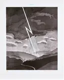 David Hockney, Lightning, from The Weather Series (G. 441, S.A.C. 139, M.C.A.T. 130), 1973, Lithograph and screenprint in colours, on Arjomari paper, with full margins
