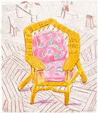 David Hockney, Number One Chair, from Moving Focus (M.C.A.T. 287), 1985-86, Lithograph and etching in colours, on HMP handmade paper, the full sheet