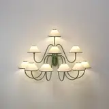 Jean Royere, Ten-armed 'Bouquet' wall light