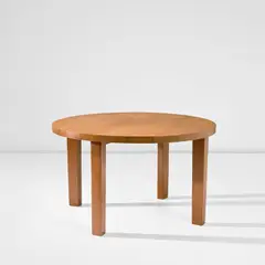 Carlo Scarpa, Unique centre table, designed for Casa Deluigi, Venice, 1932, Burma padauk-veneered wood