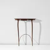 Carlo Enrico Rava, Wall-mounted console, circa 1948, East Indian rosewood, East Indian rosewood-veneered wood