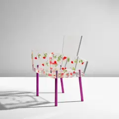 Shiro Kuramata, 'Miss Blanche' chair, designed 1988, executed 1993, Acrylic resin, synthetic roses, anodised aluminium