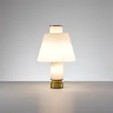Max Ingrand, Table lamp, model no. 2420, circa 1966, Glass, brass