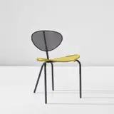 Mathieu Matégot, 'Nagasaki' chair, circa 1954, Painted steel, painted Rigitulle , rubber