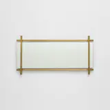Mirror by Ettore Sottsass, circa 1958, Mirrored glass, brass, sold Apr 2025