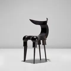 Tom Dixon, 'Bull' chair, designed 1986, produced early 1990s, Patinated steel