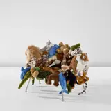 'Banquete' chair by Fernando Campana and Humberto Campana, designed 2002, produced 2006, Stuffed toys, stainless steel, sold Apr 2025