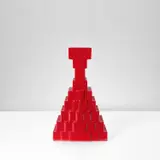Ettore Sottsass, Vase, model no. Y37, from the 'Yantra di Terracotta' series, circa 1969, Glazed earthenware