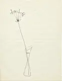 Gio Ponti, 'Villa a Caracas' letter, circa 1955, Ink on paper