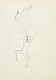 Gio Ponti, 'Felice di sapere' letter, circa 1955, Ink on paper