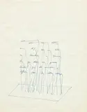 Gio Ponti, 'Miei cari' letter, circa 1955, Ink on paper