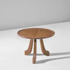 Paolo Buffa, Low table, circa 1945, Limed oak, limed oak-veneered wood