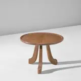 Paolo Buffa, Low table, circa 1945, Limed oak, limed oak-veneered wood