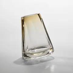 'Nord' vase by Martin Szekely, 1989, Partially coloured crystal, sold Nov 2025