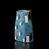 Elizabeth Fritsch, 'Floating particles' vase, circa 1989, Stoneware, coloured slips