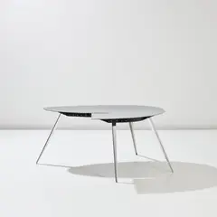 Ron Arad, 'Table no. 1', from the '38 Tables' series, circa 1995, Mirror-polished stainless steel, patinated steel