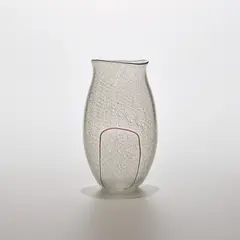 Archimede Seguso, Vase, from the 'Merletti' series, circa 1952, A merletto glass, coloured glass