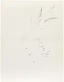 Gio Ponti, 'Ieri ero a pranzo' letter, circa 1955, Ink on paper