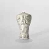 Yoichi Ohira, 'Avorio Cristallo' vase, 1999, Hand-blown glass canes with murrine and powder inserts, polished and ground surface