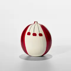Yoichi Ohira, 'Ciliegie' vase, 2001, Hand-blown glass canes with murrine and powder inserts, partial inciso surface
