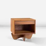 'Swett' nightstand by George Nakashima, 1977, Walnut, sold Nov 2025