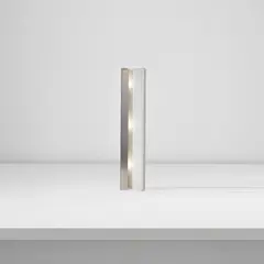 Nanda Vigo, Prototype floor lamp, model no. 14033, 1968, Partially painted stainless steel, painted steel