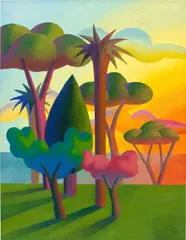 Salvo, Mediterraneo, 2008, oil on burlap