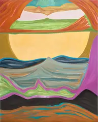 Untitled by Marina Perez Simão, 2020, oil on canvas, sold Mar 2024