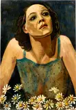 Francis Picabia, Untitled (Femme et Fleurs), 1942-1943, oil on cardboard laid on canvas