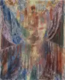 Maja Ruznic, Father 6, 2020, oil on linen
