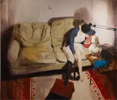 Caroline Walker, 7:30PM Stoke Newington, 2008, oil on canvas