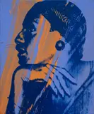 Andy Warhol, Ladies & Gentlemen (Wilhelmina Ross), 1975, acrylic and silkscreen on linen
