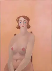 George Condo, Irish Girl, 2003, oil on canvas