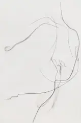 Albert Oehlen, Untitled, 2012, charcoal on paper